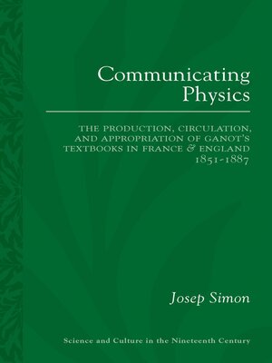 cover image of Communicating Physics